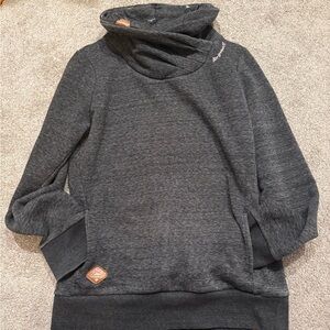 Ragwear - Dark Gray Cowl Neck Sweatshirt